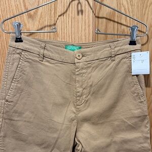 United Colors Of Benetton Tan Khaki Casual Chino Pants
